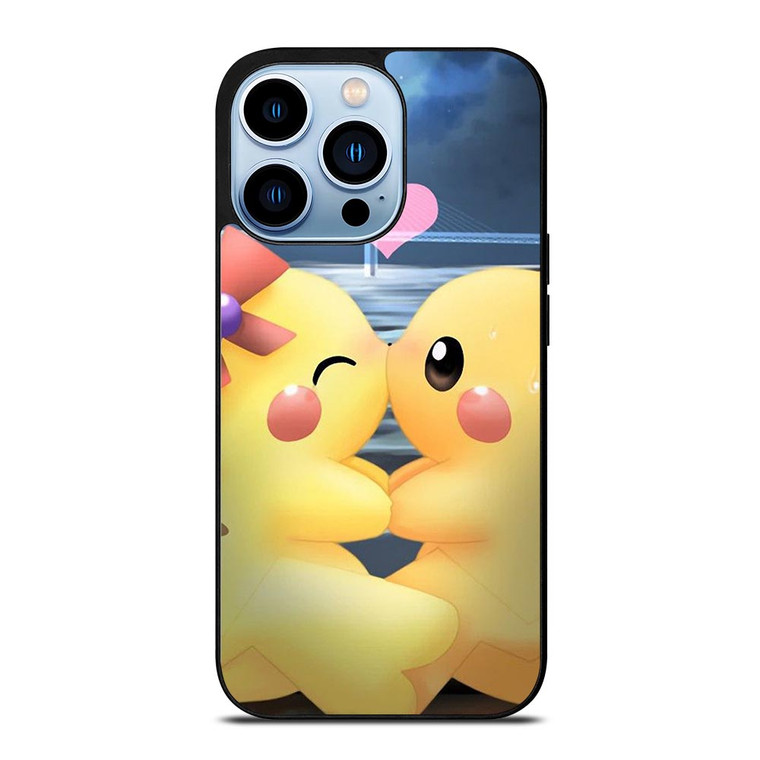 PIKACHU POKEMON IN LOVE iPhone 13 Pro Max Case