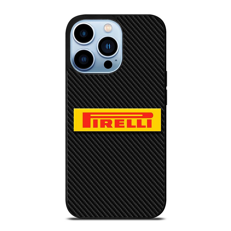 PIRELLI TIRE LOGO CARBOON iPhone 13 Pro Max Case
