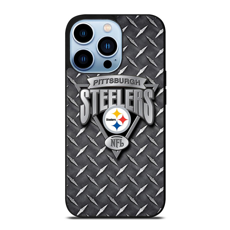 PITTSBURGH STEELERS METAL LOGO iPhone 13 Pro Max Case