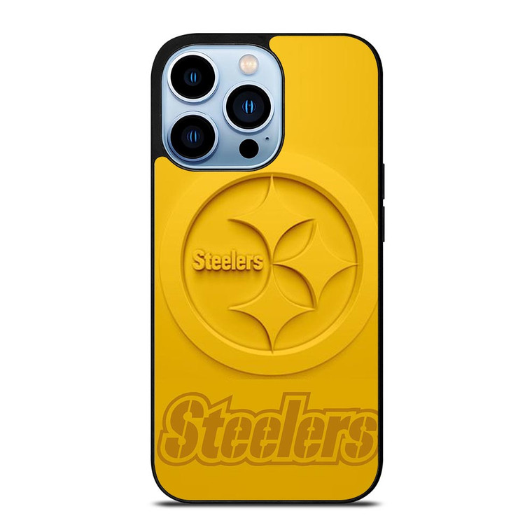 PITTSBURGH STEELERS YELLOW CRAFT iPhone 13 Pro Max Case PITTSBURGH STEELERS YELLOW CRAFT iPhone 13 Pro Max Case