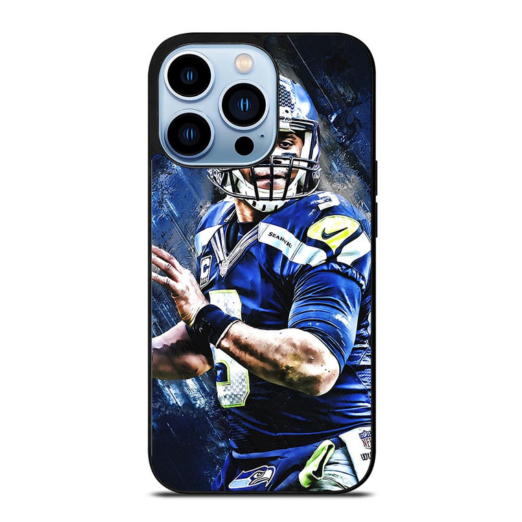 RUSSELL WILSON SEATTLE SEAHAWKS FOOTBALL iPhone 13 Pro Max Case