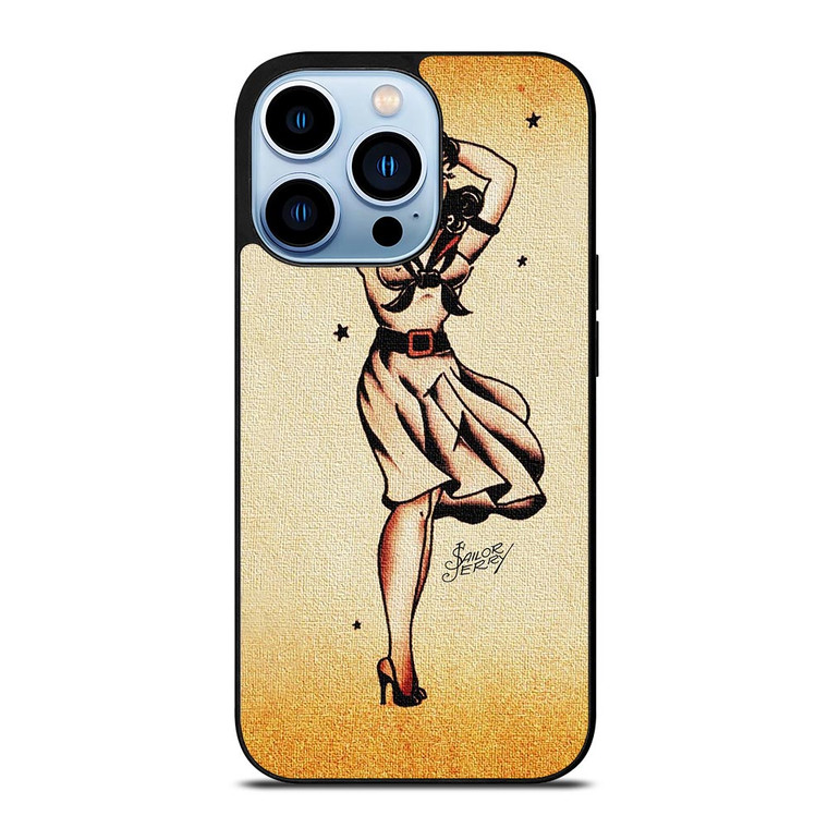 SAILOR JERRY TATTOO GIRL iPhone 13 Pro Max Case