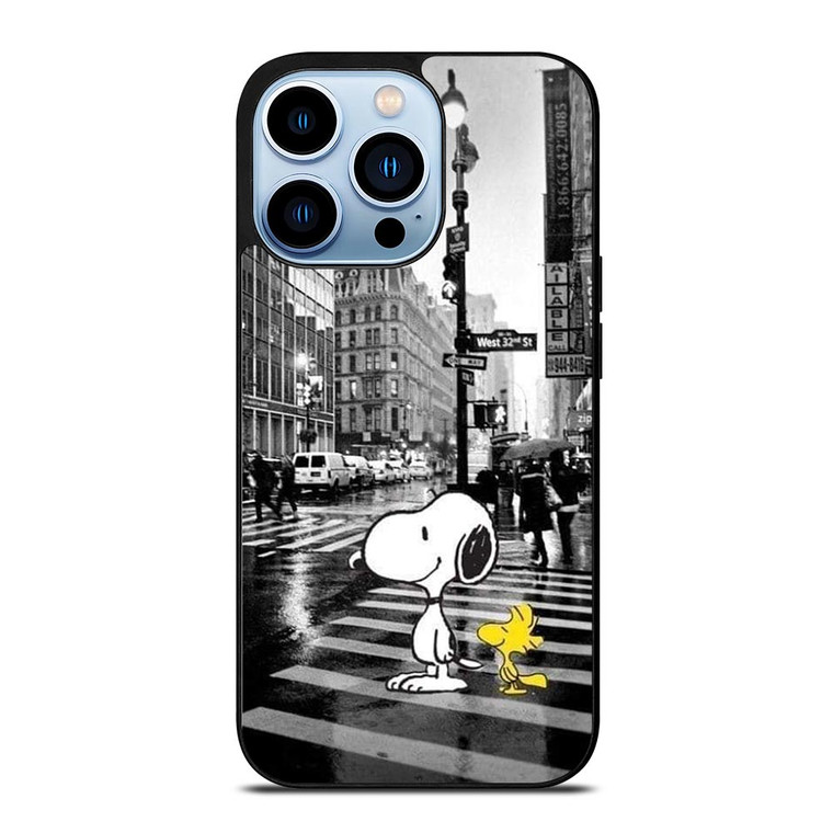 SNOOPY STREET RAIN iPhone 13 Pro Max Case SNOOPY STREET RAIN iPhone 13 Pro Max Case