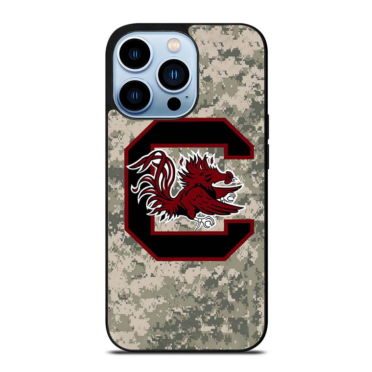 SOUTH CAROLINA GAMECOCKS CAMO LOGO iPhone 13 Pro Max Case