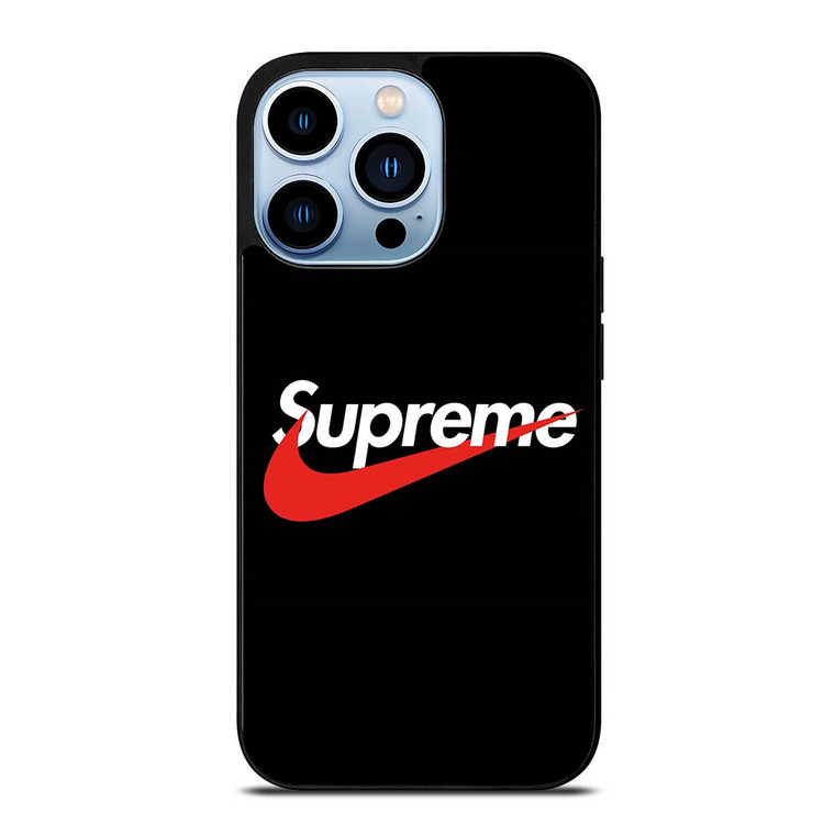 SUPREME X NIKE BLACK LOGO iPhone 13 Pro Max Case SUPREME X NIKE BLACK LOGO iPhone 13 Pro Max Case