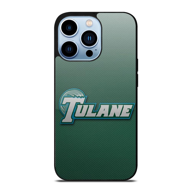 TULANE UNIVERSITY LOGO CARBON iPhone 13 Pro Max Case