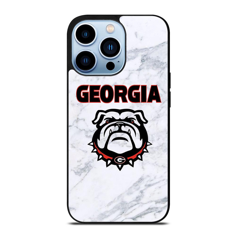 UGA GEORGIA BULLDOGS MARBLE LOGO iPhone 13 Pro Max Case