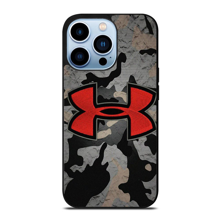 UNDER ARMOUR RED CAMO LOGO iPhone 13 Pro Max Case