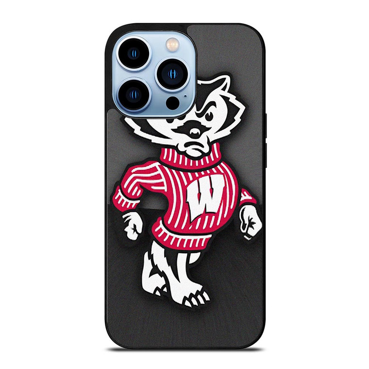 WISCONSIN BADGERS FOOTBALL MASCOT iPhone 13 Pro Max Case