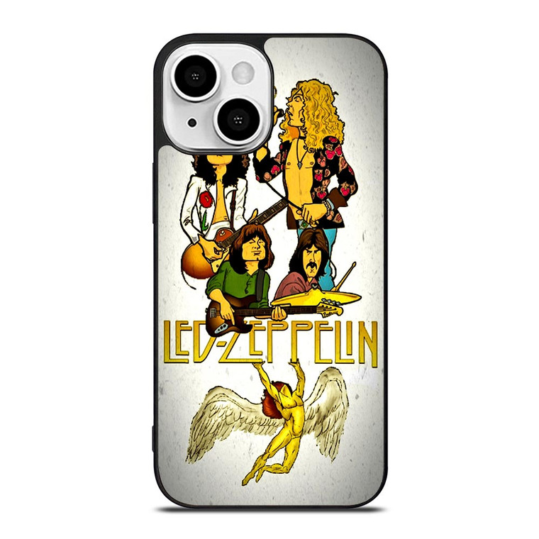 LED ZEPPELIN ROCK BAND ART iPhone 13 Mini Case