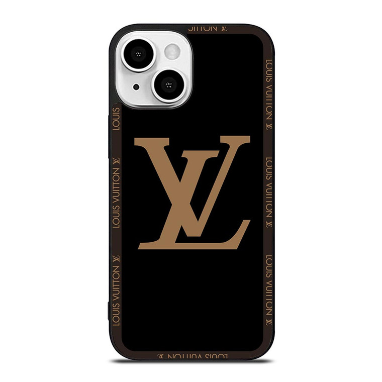 LOUIS VUITTON ROUND BLACK iPhone 13 Mini Case