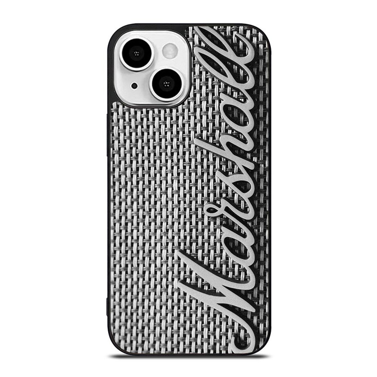 MARSHALL AMPLIFIER METAL EMBLEM iPhone 13 Mini Case