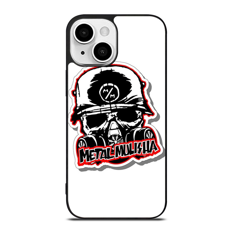METAL MULISHA WHITE LOGO iPhone 13 Mini Case