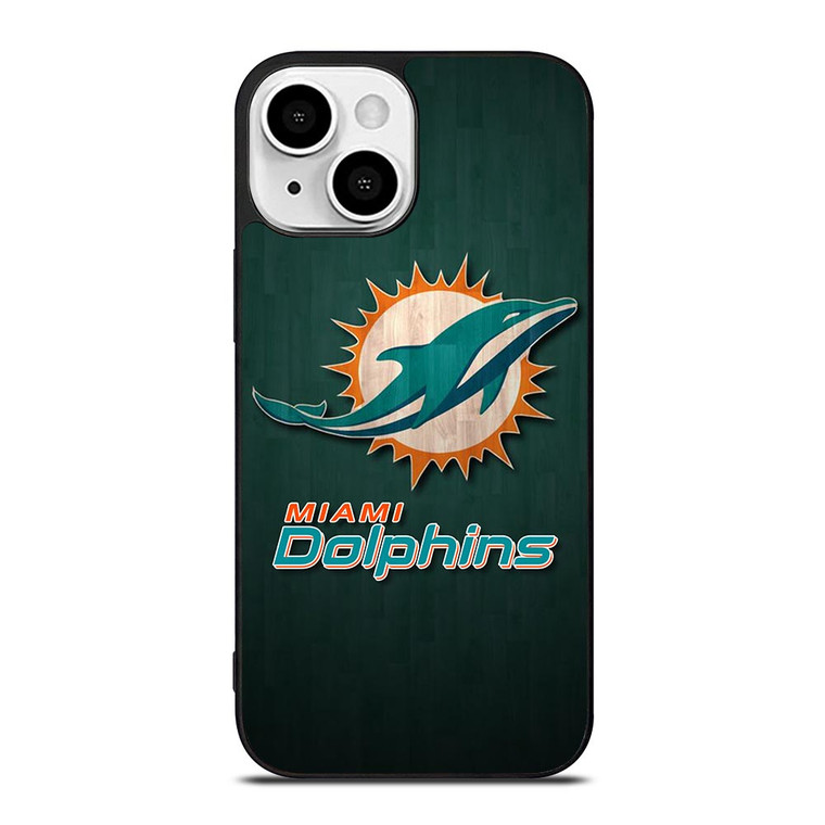 MIAMI DOLPHINS WOODEN LOGO iPhone 13 Mini Case