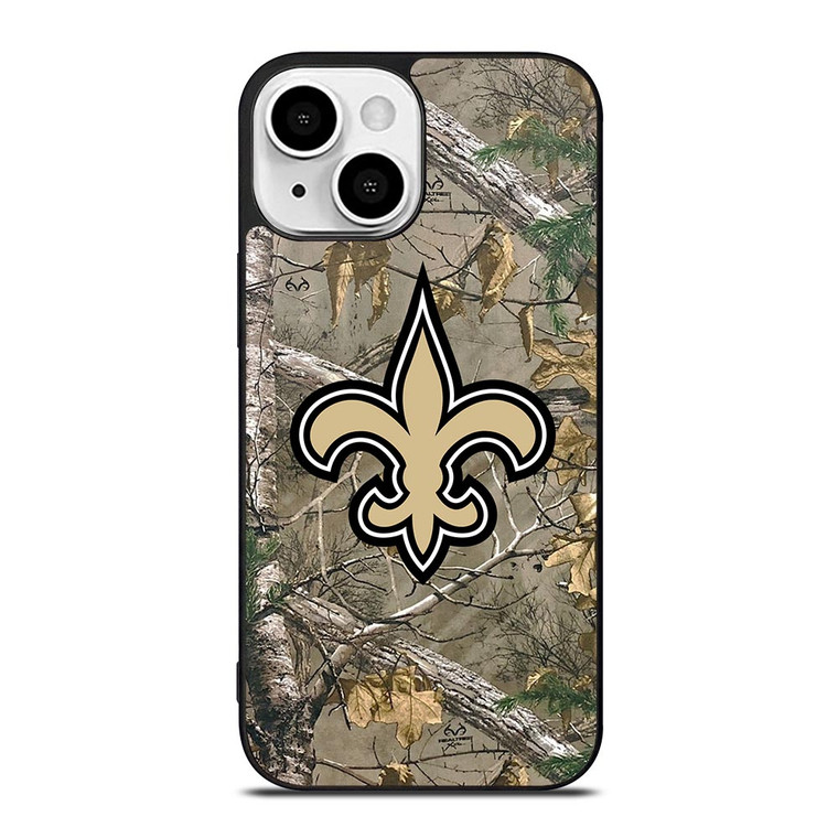 NEW ORLEANS SAINTS CAMO LOGO iPhone 13 Mini Case