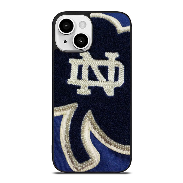 NOTRE DAME BLUE SHAMROCK LOGO iPhone 13 Mini Case