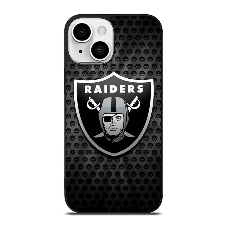 OAKLAND RAIDERS METAL LOGO iPhone 13 Mini Case