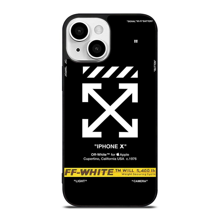 OFF WHITE NEW iPhone 13 Mini Case