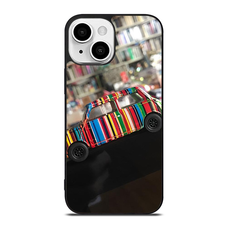 PAUL SMITH STRIPE CAR BOOK iPhone 13 Mini Case
