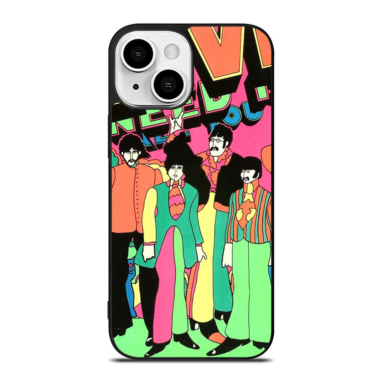 PETER MAX THE BEATLES iPhone 13 Mini Case PETER MAX THE BEATLES iPhone 13 Mini Case