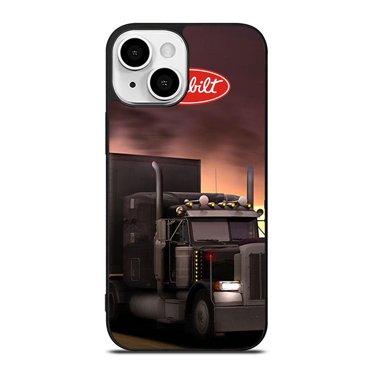 PETERBILT BLACK TRUCK iPhone 13 Mini Case