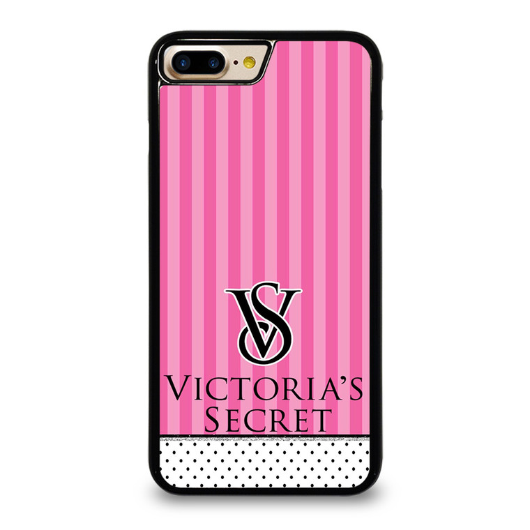 VICTORIA'S SECRET LOGO POLKADOT STRIPE iPhone 7 Plus Case