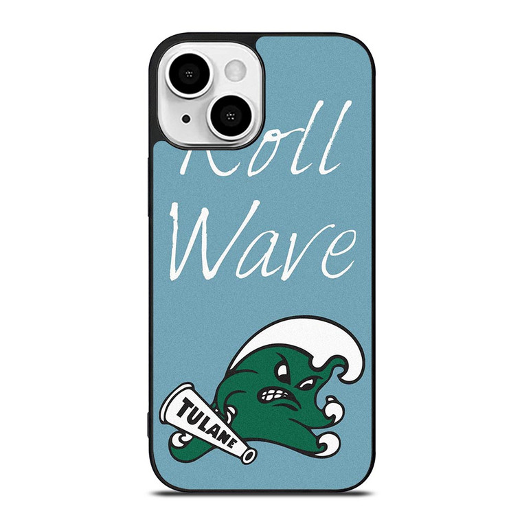 ROLL WAVE TULANE UNIVERSITY iPhone 13 Mini Case