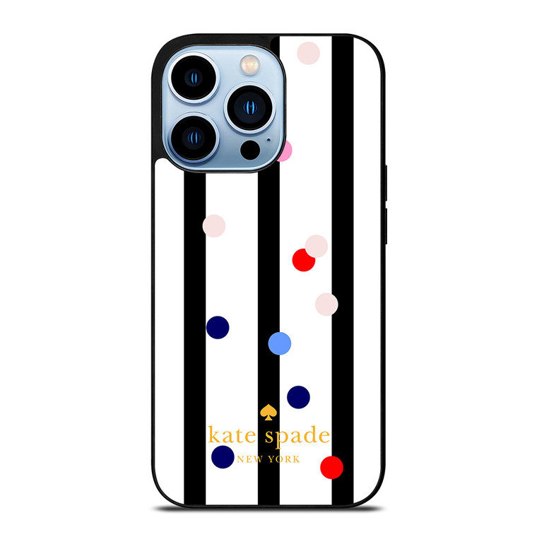 KATE SPADE STRIPE POLKADOTS iPhone 13 Pro Max Case