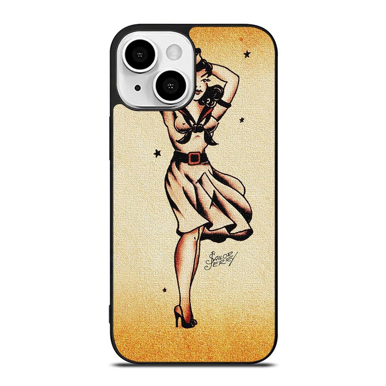 SAILOR JERRY TATTOO GIRL iPhone 13 Mini Case