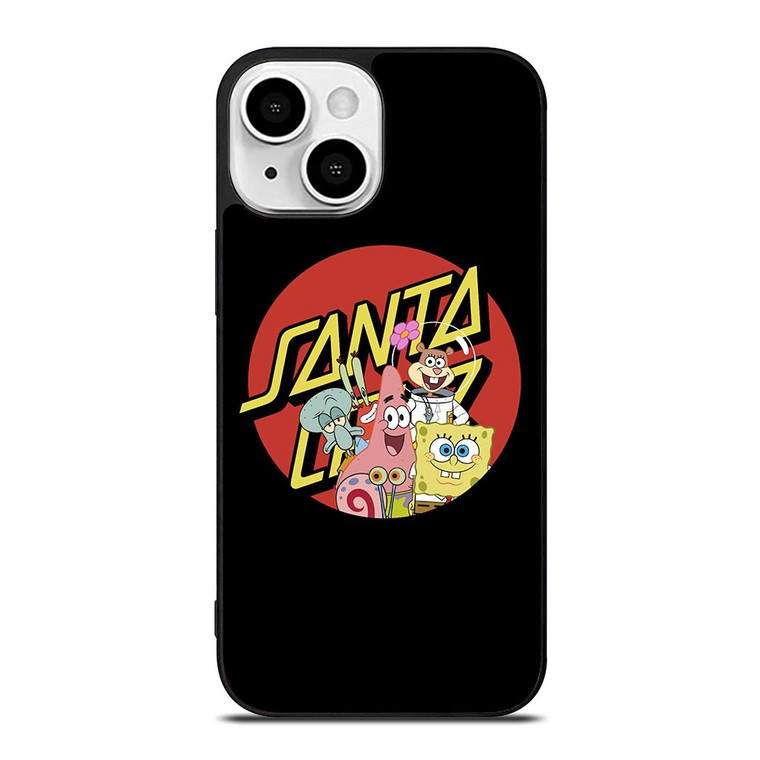 SANTA CRUZ SKATEBOARD X SPONGEBOB iPhone 13 Mini Case SANTA CRUZ SKATEBOARD X SPONGEBOB iPhone 13 Mini Case