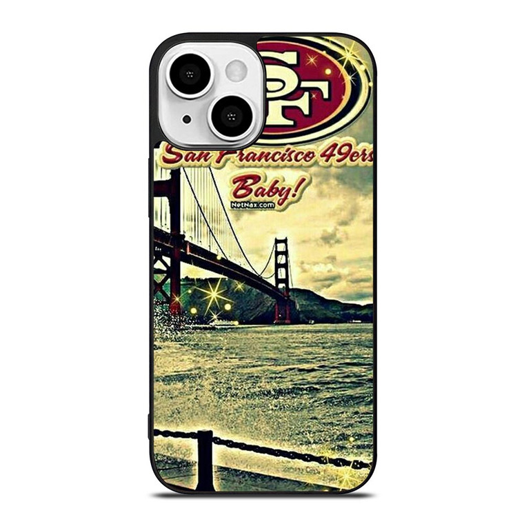 sf49ers SF 49ERS BRIDGE FOOTBALL iPhone 13 Mini Case sf49ers SF 49ERS BRIDGE FOOTBALL iPhone 13 Mini Case