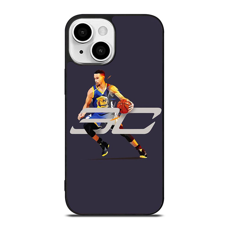 STEPHEN CURRY GOLDEN STATE WARRIORS CLIPART iPhone 13 Mini Case