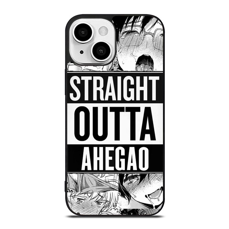 STRAIGHT OUTTA AHEGAO iPhone 13 Mini Case STRAIGHT OUTTA AHEGAO iPhone 13 Mini Case