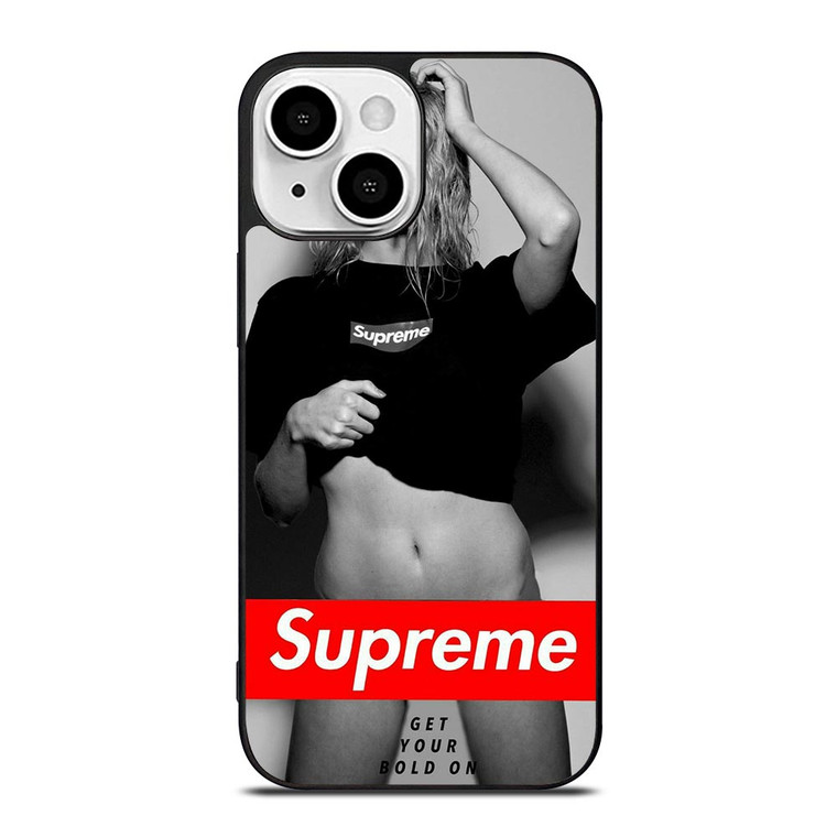 SUPREME GET YOUR BOLD ON 2 iPhone 13 Mini Case