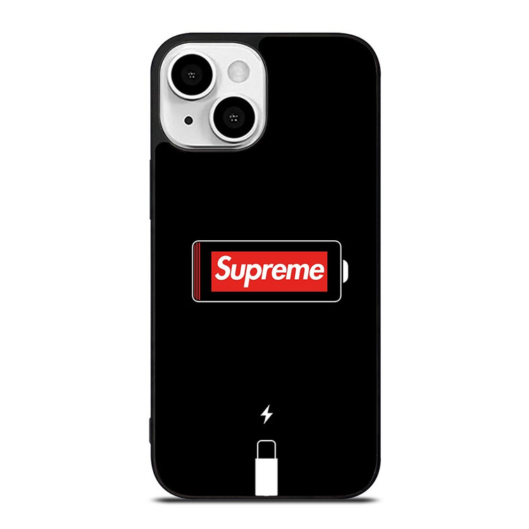 SUPREME PHONE LOW BATTERY iPhone 13 Mini Case
