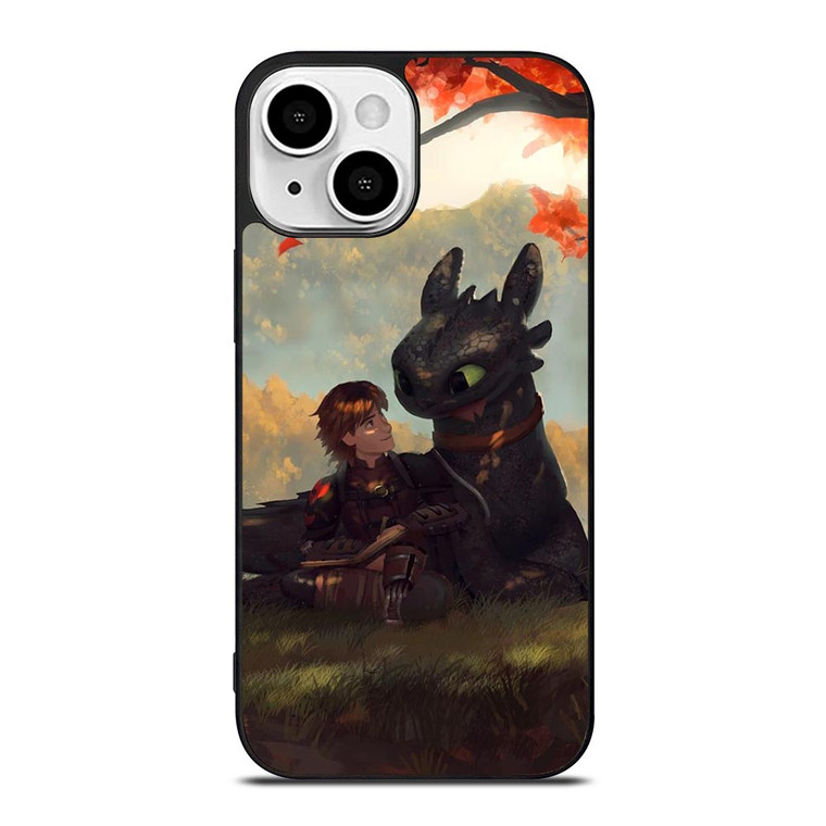 TOOTHLESS AND HICCUP ART iPhone 13 Mini Case