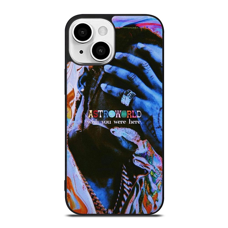 TRAVIS SCOTT ASTROWORLD ART iPhone 13 Mini Case TRAVIS SCOTT ASTROWORLD ART iPhone 13 Mini Case