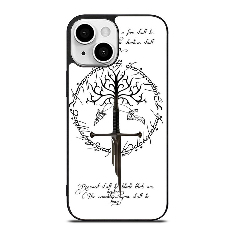TREE LORD OF THE RING SWORD iPhone 13 Mini Case TREE LORD OF THE RING SWORD iPhone 13 Mini Case