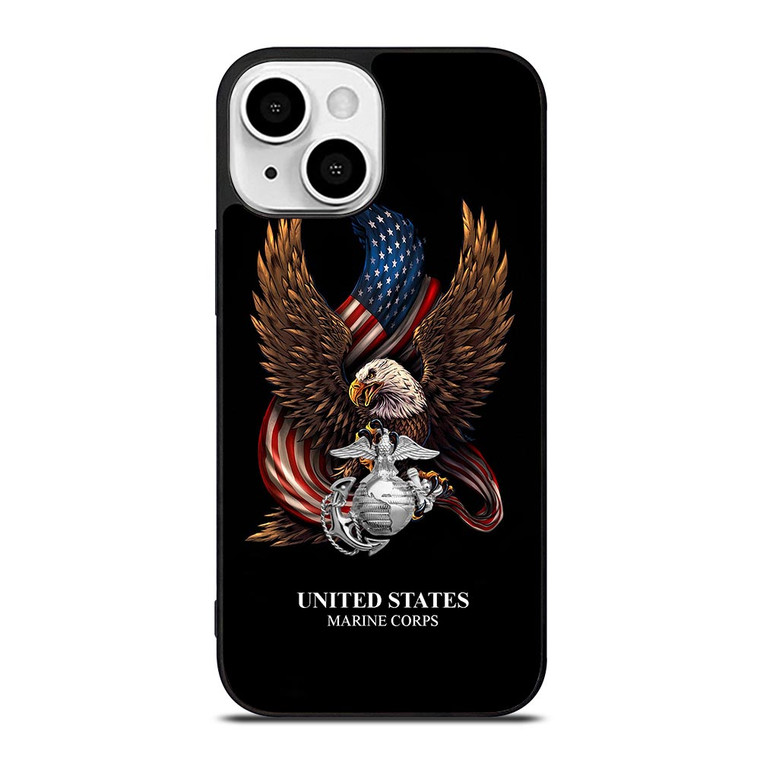 UNITED STATES MARINE CORPS USMC LOGO iPhone 13 Mini Case UNITED STATES MARINE CORPS USMC LOGO iPhone 13 Mini Case