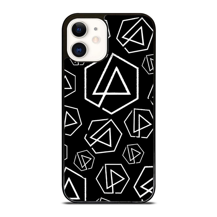 LINKIN PARK ROCK BAND LOGO PATTERN iPhone 12 Case
