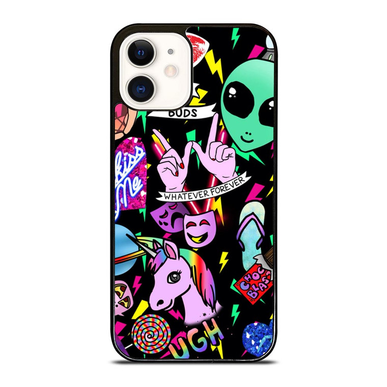 LISA FRANK COLLAGE iPhone 12 Case