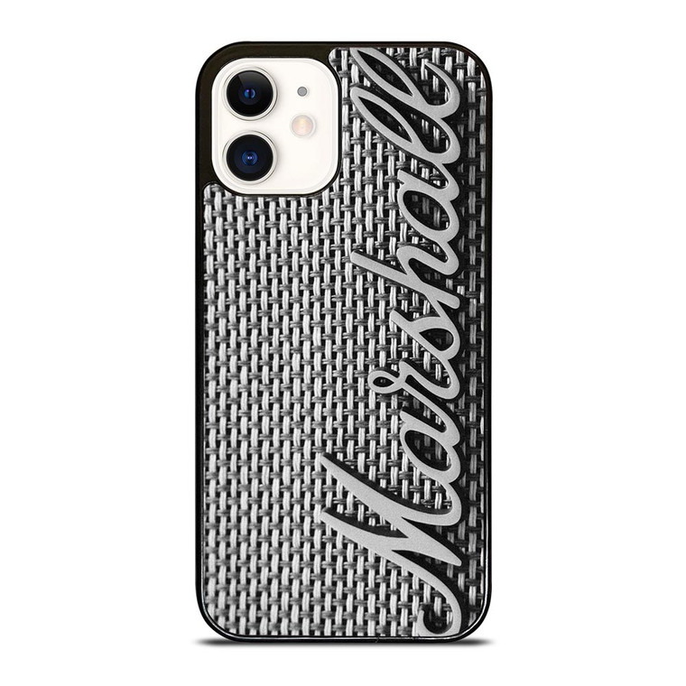 MARSHALL AMPLIFIER METAL EMBLEM iPhone 12 Case