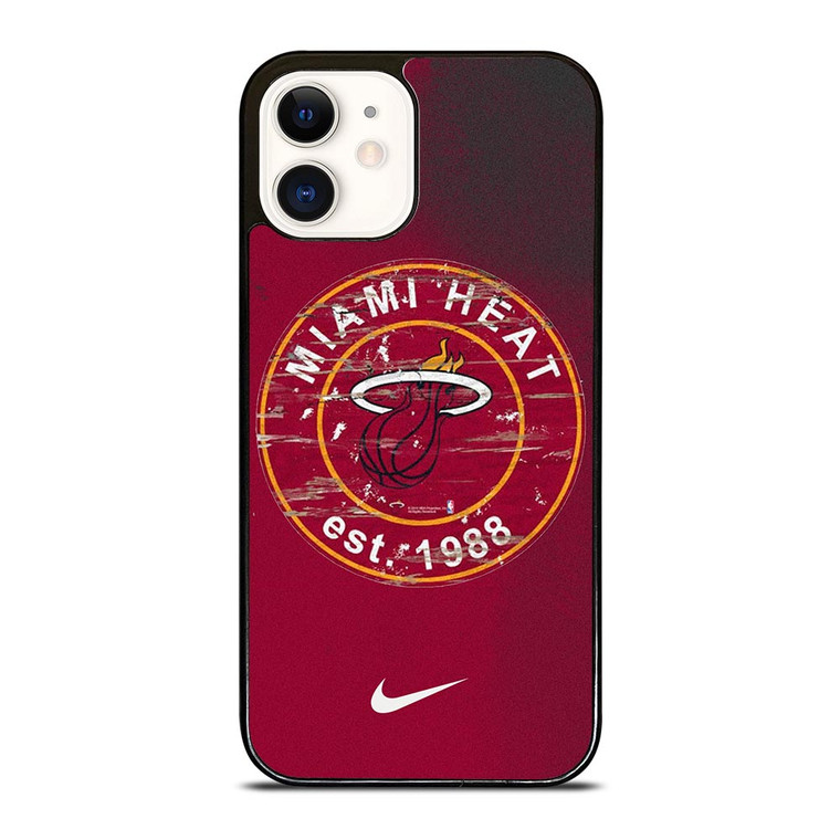 MIAMI HEAT NIKE BADGE iPhone 12 Case