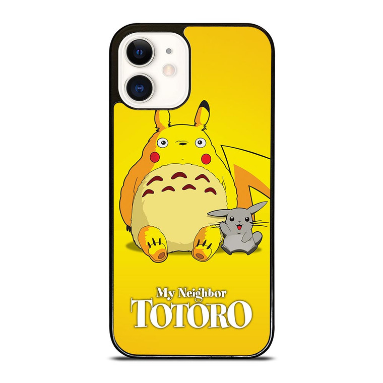 MY NEIGHBOR TOTORO X PIKACHU POKEMON iPhone 12 Case MY NEIGHBOR TOTORO X PIKACHU POKEMON iPhone 12 Case