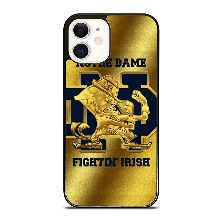 NOTRE DAME GOLD EMBLEM iPhone 12 Case