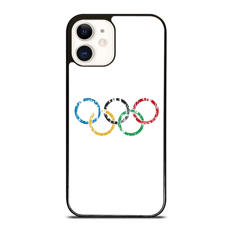 OLYMPIC RINGS LOGO BRUSHED iPhone 12 Case