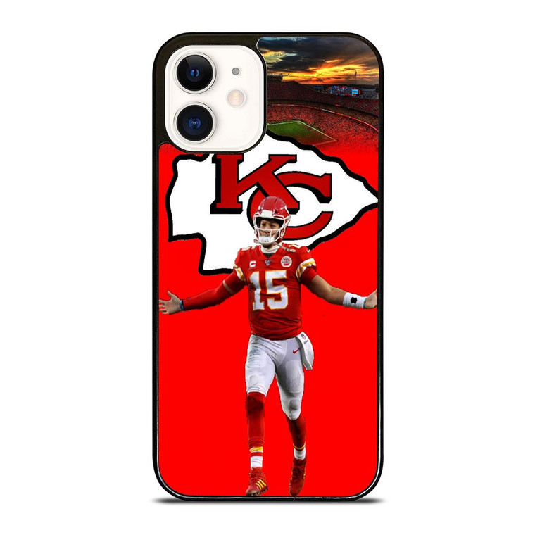 PATRICK MAHOMES KC CHIEFS LOGO iPhone 12 Case