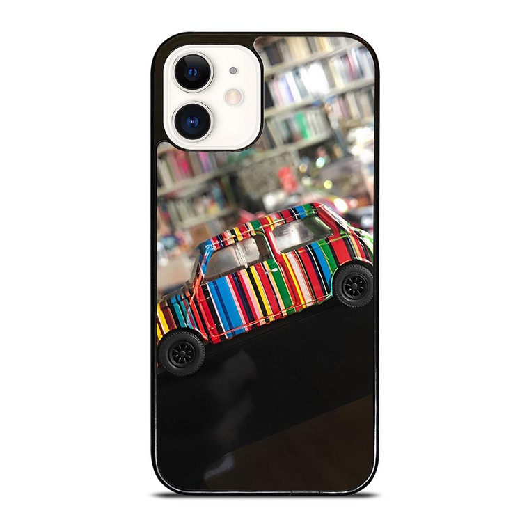 PAUL SMITH STRIPE CAR BOOK iPhone 12 Case