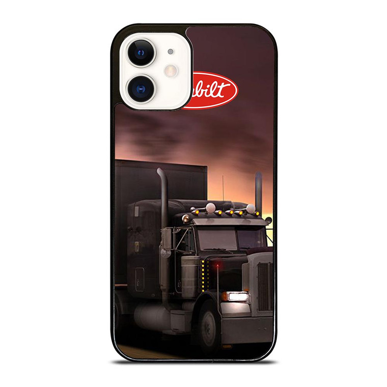 PETERBILT BLACK TRUCK iPhone 12 Case