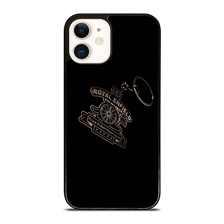 ROYAL ENFIELD KEY CHAN BLACK LOGO iPhone 12 Case ROYAL ENFIELD KEY CHAN BLACK LOGO iPhone 12 Case